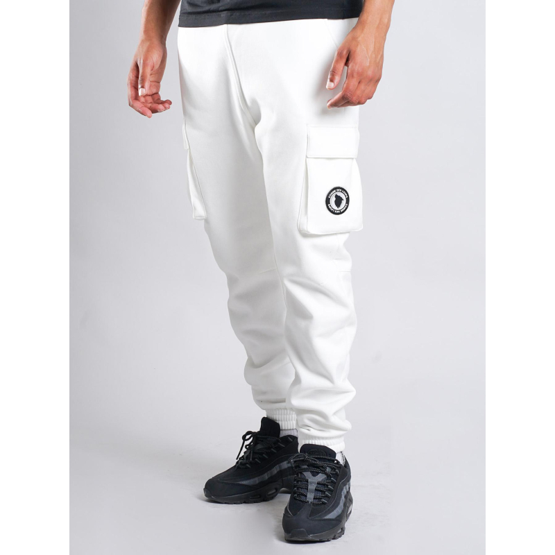 Pantalon cargo mexico blanc homme - Comme Des Loups