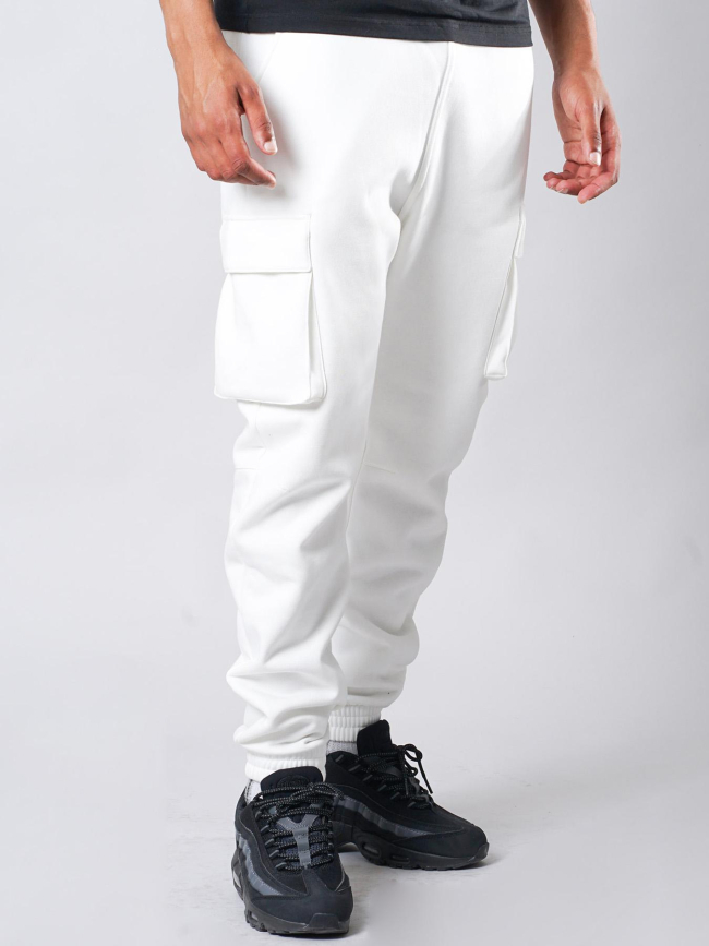 Pantalon cargo mexico blanc homme - Comme Des Loups