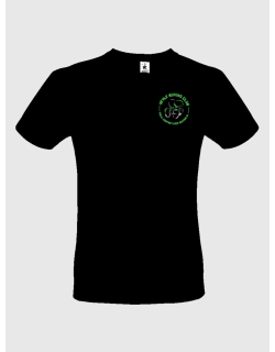 T-shirt Veyle boxing club noir vert sérigraphie coeur + prénom + dos - Kick