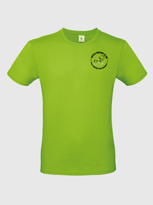 T-shirt Veyle boxing club sérigraphie coeur - Vert Kick