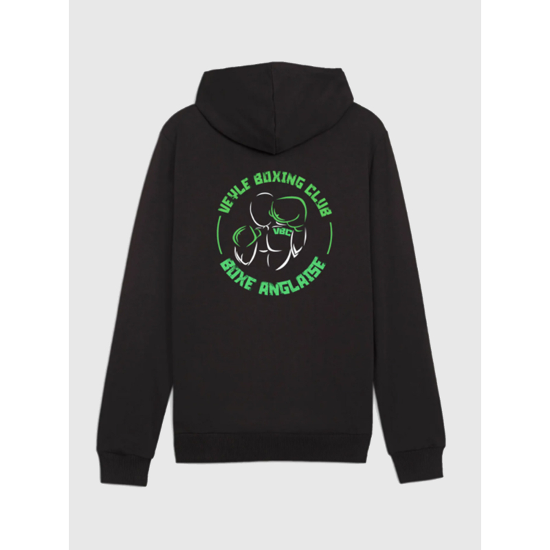 Sweat Puma veyle boxing club noir vert enfant - Boxe anglaise