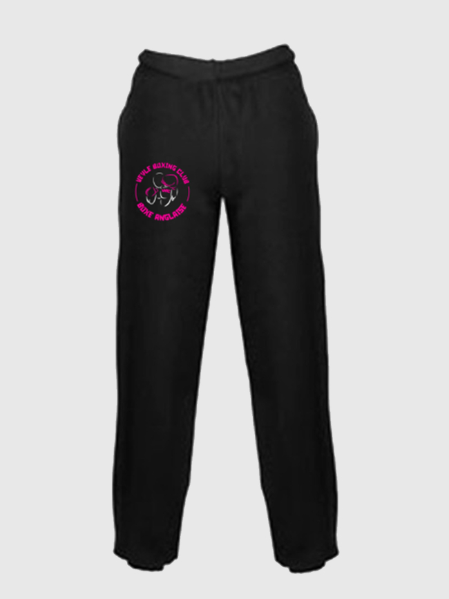 Jogging awdis avec sérigraphie rose enfant - Boxe anglaise