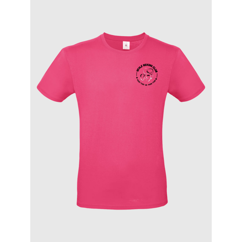 T-shirt Veyle boxing club sérigraphie coeur rose - Muay Thaï