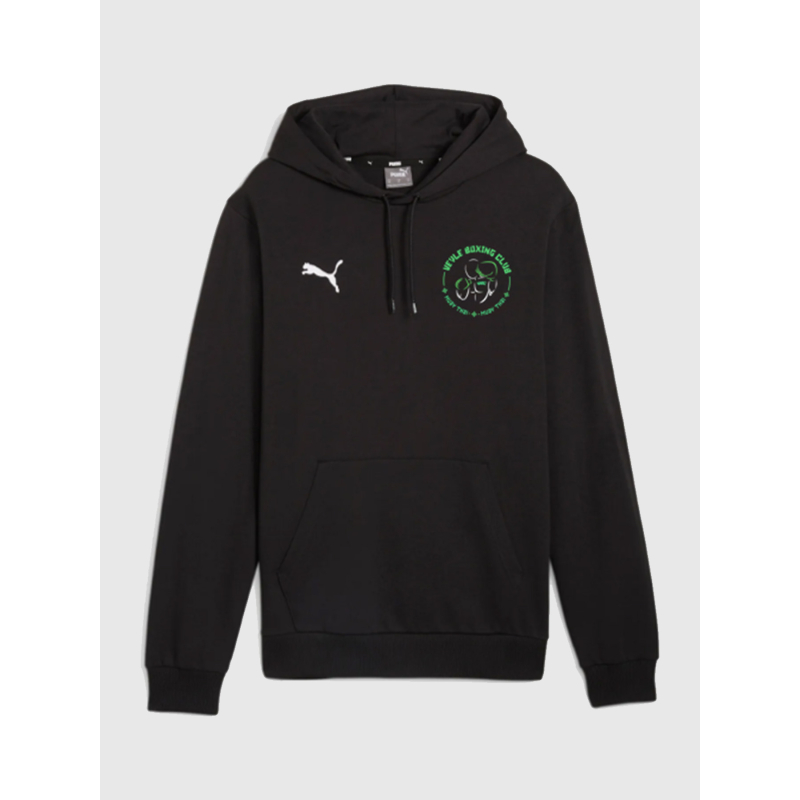 Sweat Puma veyle boxing club noir vert enfant - Muay Thaï