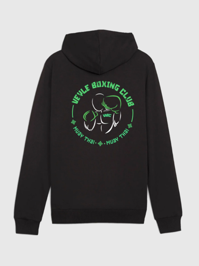 Sweat Puma veyle boxing club noir vert enfant - Muay Thaï