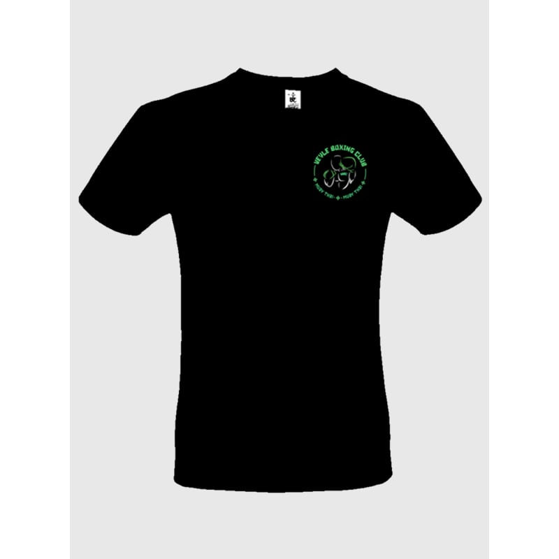 T-shirt Veyle boxing club sérigraphie coeur noir vert - Muay Thaï