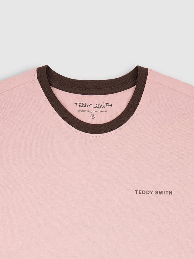 T-shirt à manches courtes the tee 2 rose homme - Teddy Smith