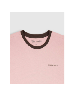 T-shirt à manches courtes the tee 2 rose homme - Teddy Smith