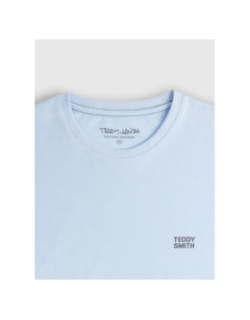 T-shirt à manches courtes the tee 1 mc bleu homme - Teddy Smith