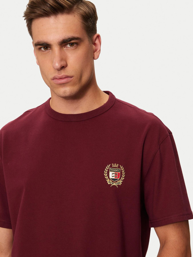 Tee shirt bordeaux homme online