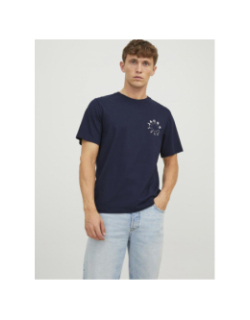 T-shirt warrior bleu marine homme - Jack & Jones