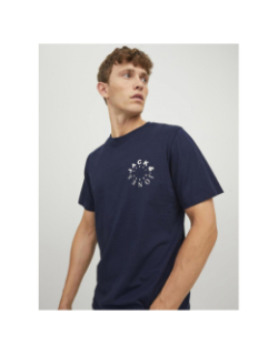 T-shirt warrior bleu marine homme - Jack & Jones