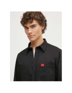 Chemise coupe regular egrin noir homme - Hugo