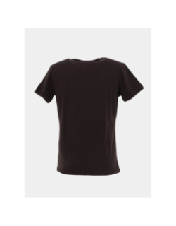 T-shirt uni twist stretch marron homme - Benson & Cherry