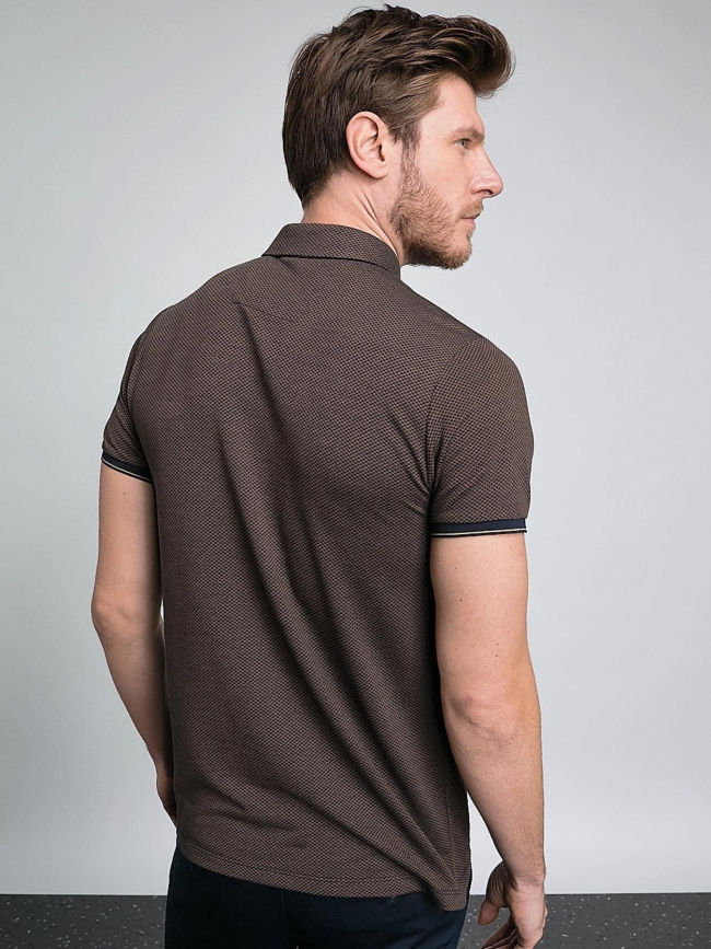 Polo signature glidepath marron homme - Benson & Cherry