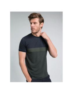 T-shirt à manches courte signature torin vert homme - Benson & Cherry