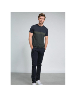 T-shirt à manches courte signature torin vert homme - Benson & Cherry