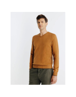 Pull brent marron homme - Izac