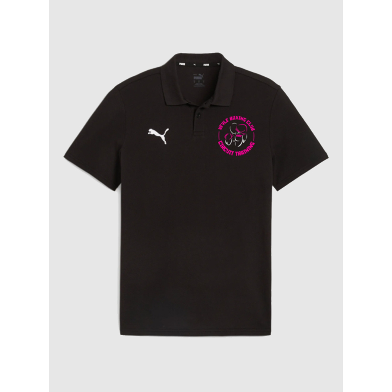 Polo Puma broderie coeur rose - Circuit training