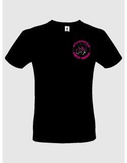 T-shirt Veyle boxing club sérigraphie coeur noir rose - Circuit training