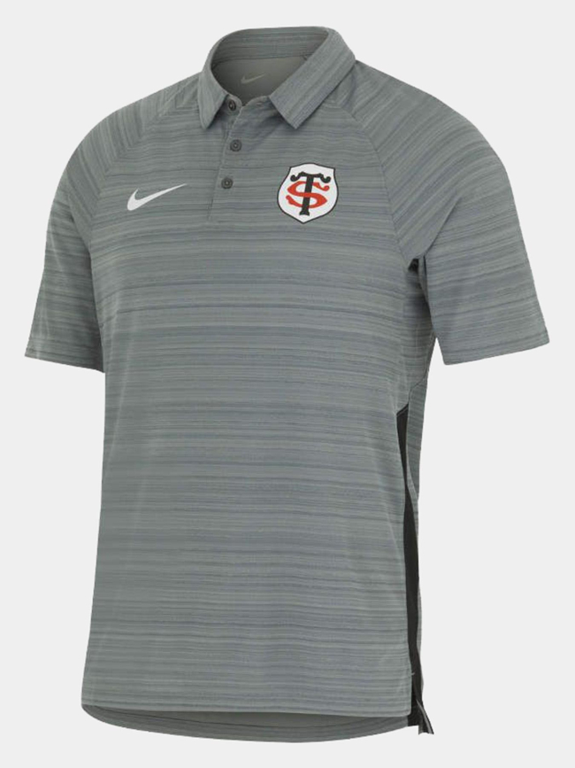 Polo d'entrainement de rugby stade toulousain 24/25 gris homme - Nike