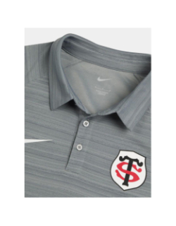 Polo d'entrainement de rugby stade toulousain 24/25 gris homme - Nike