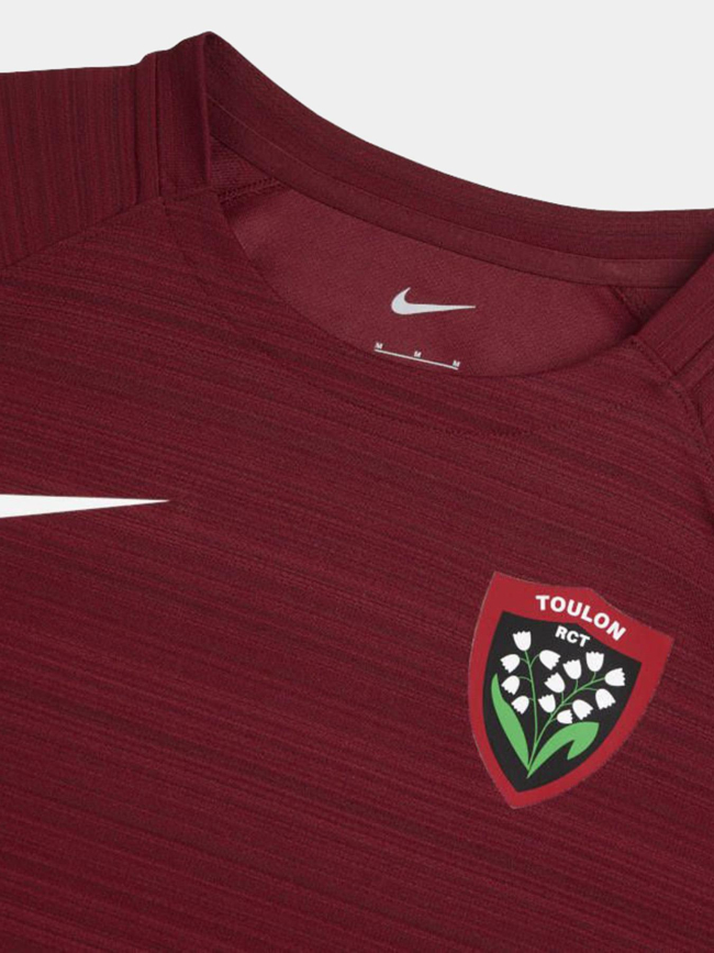 Maillot d'entrainement de rugby rct 24/25 rouge homme - Nike