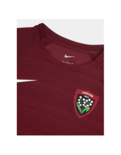 Maillot d'entrainement de rugby rct 24/25 rouge homme - Nike