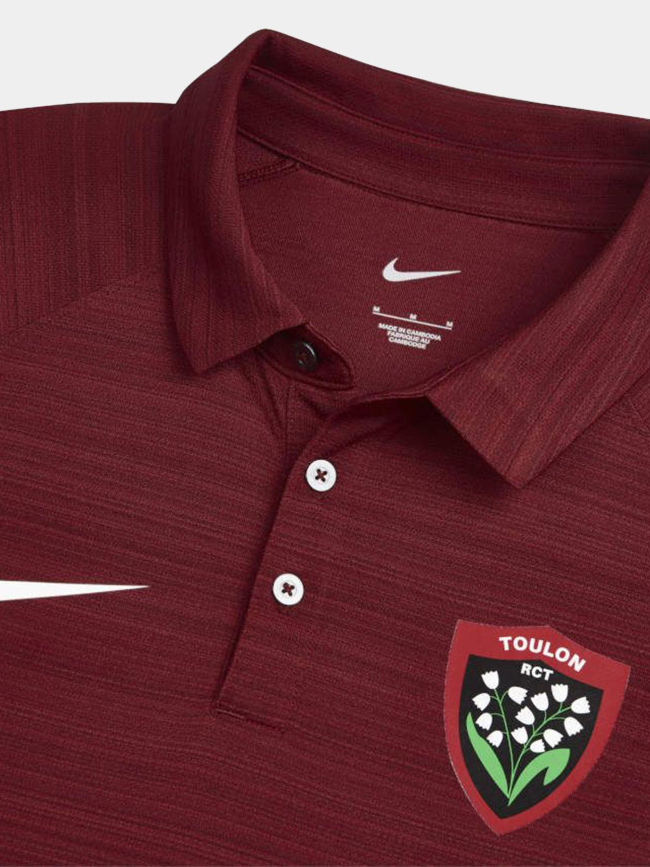 Polo d'entrainement de rugby rct 24/25 rouge homme - Nike