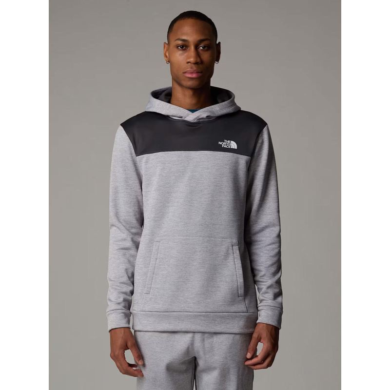 Sweat à capuche reaxion fleece gris homme - The North Face