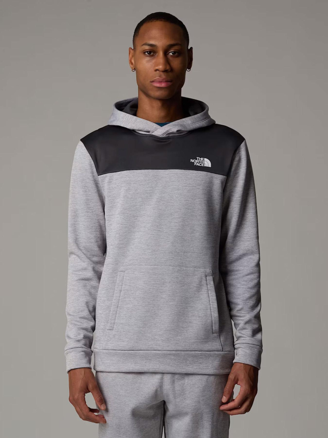 Sweat à capuche reaxion fleece gris homme - The North Face