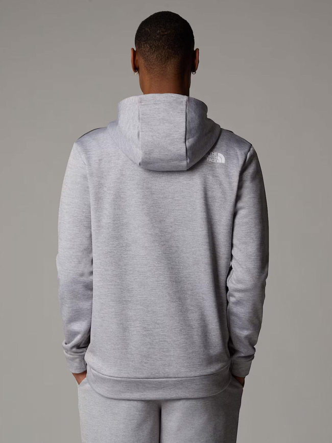 Sweat à capuche reaxion fleece gris homme - The North Face