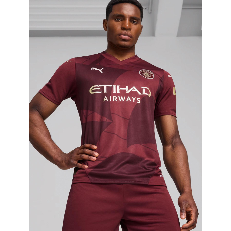 Maillot football third manchester city 24/25 bordeaux homme - Puma