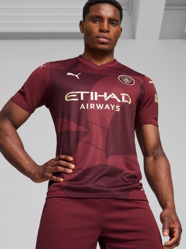 Maillot football third manchester city 24/25 bordeaux homme - Puma