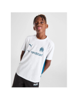 Maillot d'entrainement de football om blanc enfant - Puma