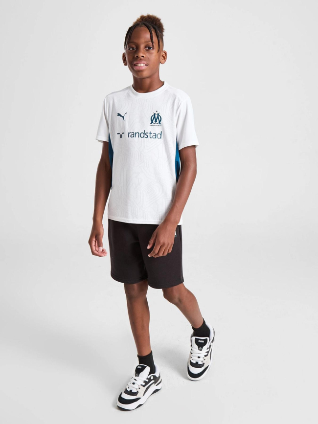 Maillot d'entrainement de football om blanc enfant - Puma