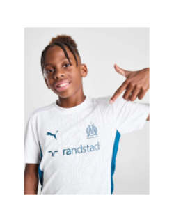 Maillot d'entrainement de football om blanc enfant - Puma