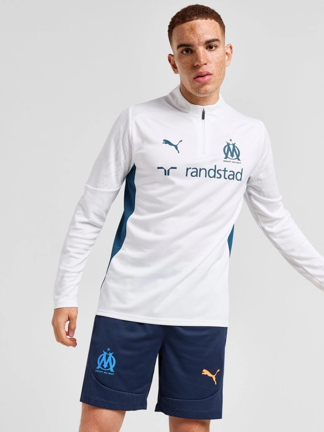 Haut d'entrainement olympique de marseille blanc homme - Puma