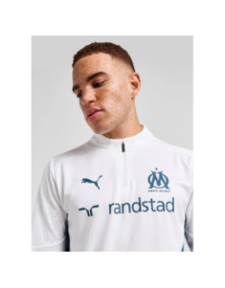 Haut d'entrainement olympique de marseille blanc homme - Puma