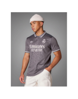 Maillot football third real madrid 24/25 gris homme - Adidas