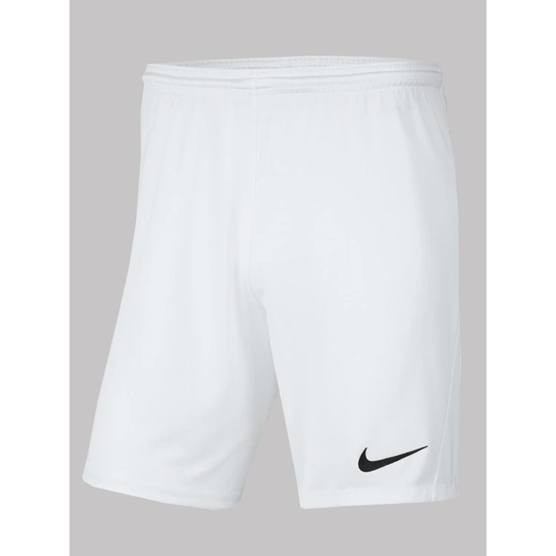 Short de sport df park blanc homme - Nike