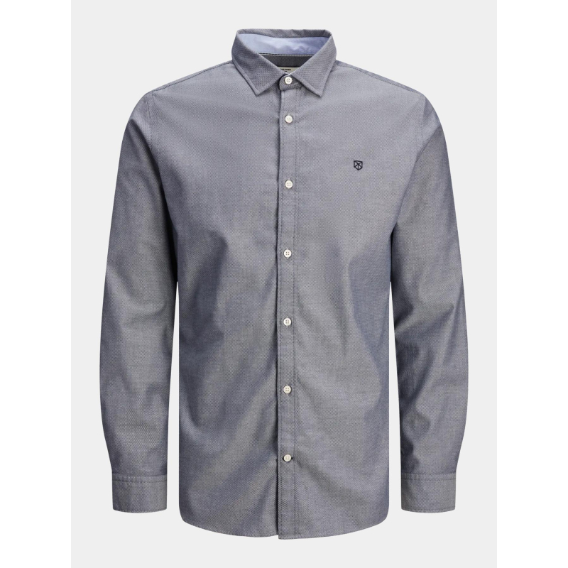 Chemise manches longues à motif toulouse bleu homme _ Jack & Jones