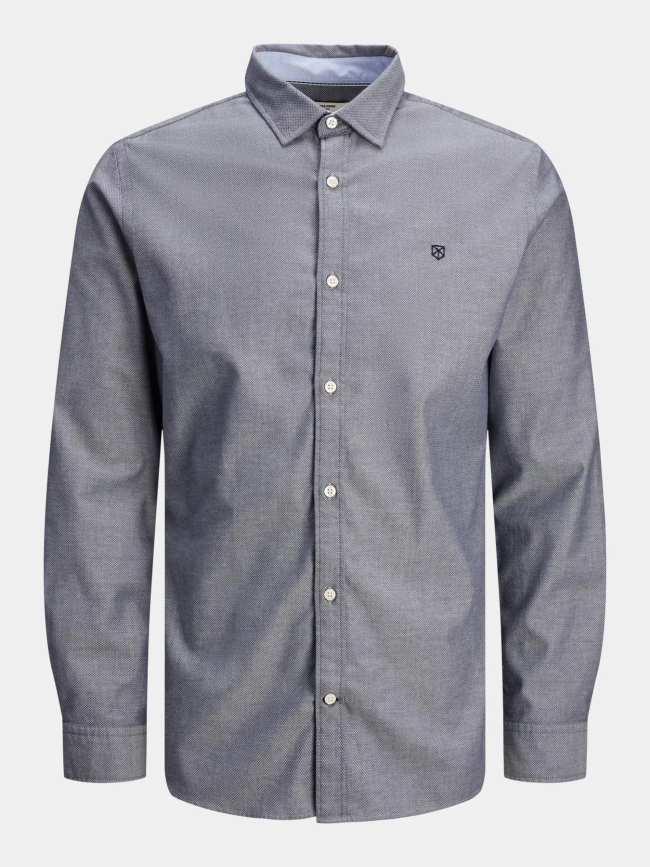 Chemise manches longues à motif toulouse bleu homme _ Jack & Jones