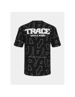 T-shirt trace noir homme - Jack & Jones