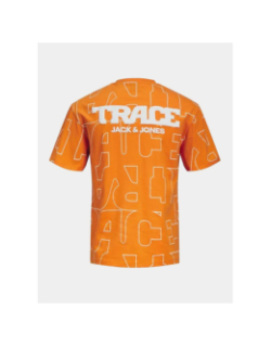 T-shirt trace orange homme - Jack & Jones