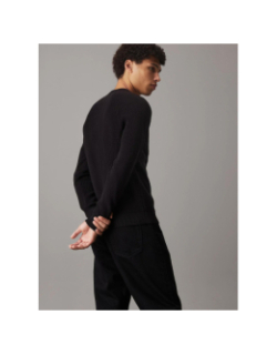 Pull badge easy noir homme - Calvin Klein Jeans