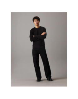 Pull badge easy noir homme - Calvin Klein Jeans