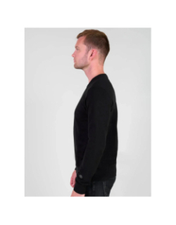 Pull fin cevoir noir homme - Le Temps Des Cerises