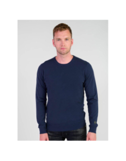 Pull fin cevor bleu marine homme - Le Temps Des Cerises