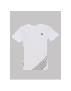 T-shirt manches courtes à motif blanc homme - Chabrand